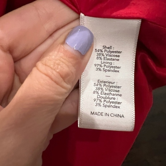 Elizabeth & JAMES RED/orange fit & flare skater dress size 4 - Picture 5 of 11